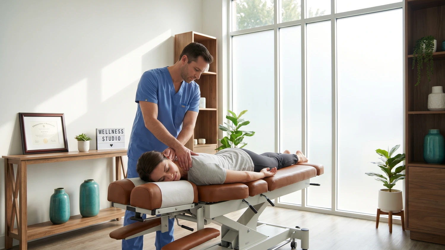 Chiropractic adjustment treatment