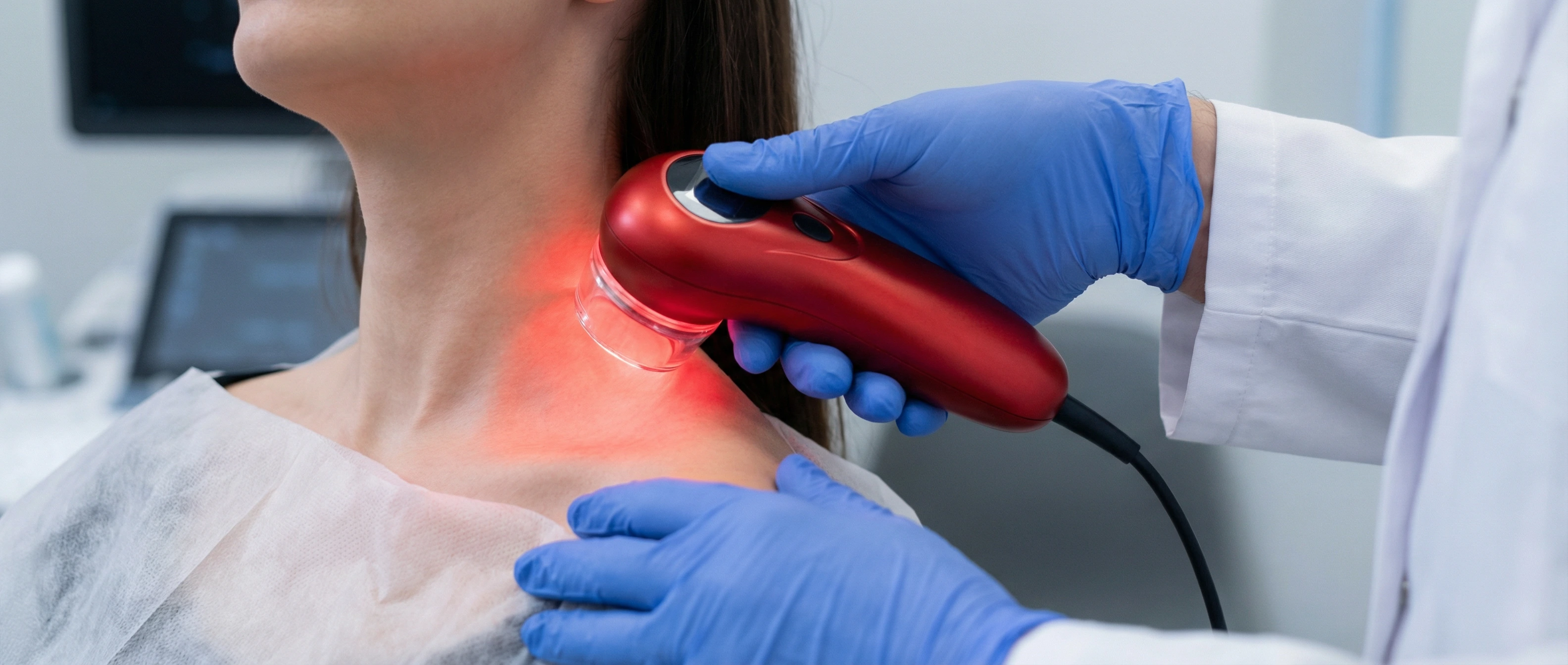 Red light therapy penetration diagram showing how light reaches through tissue layers for deep healing