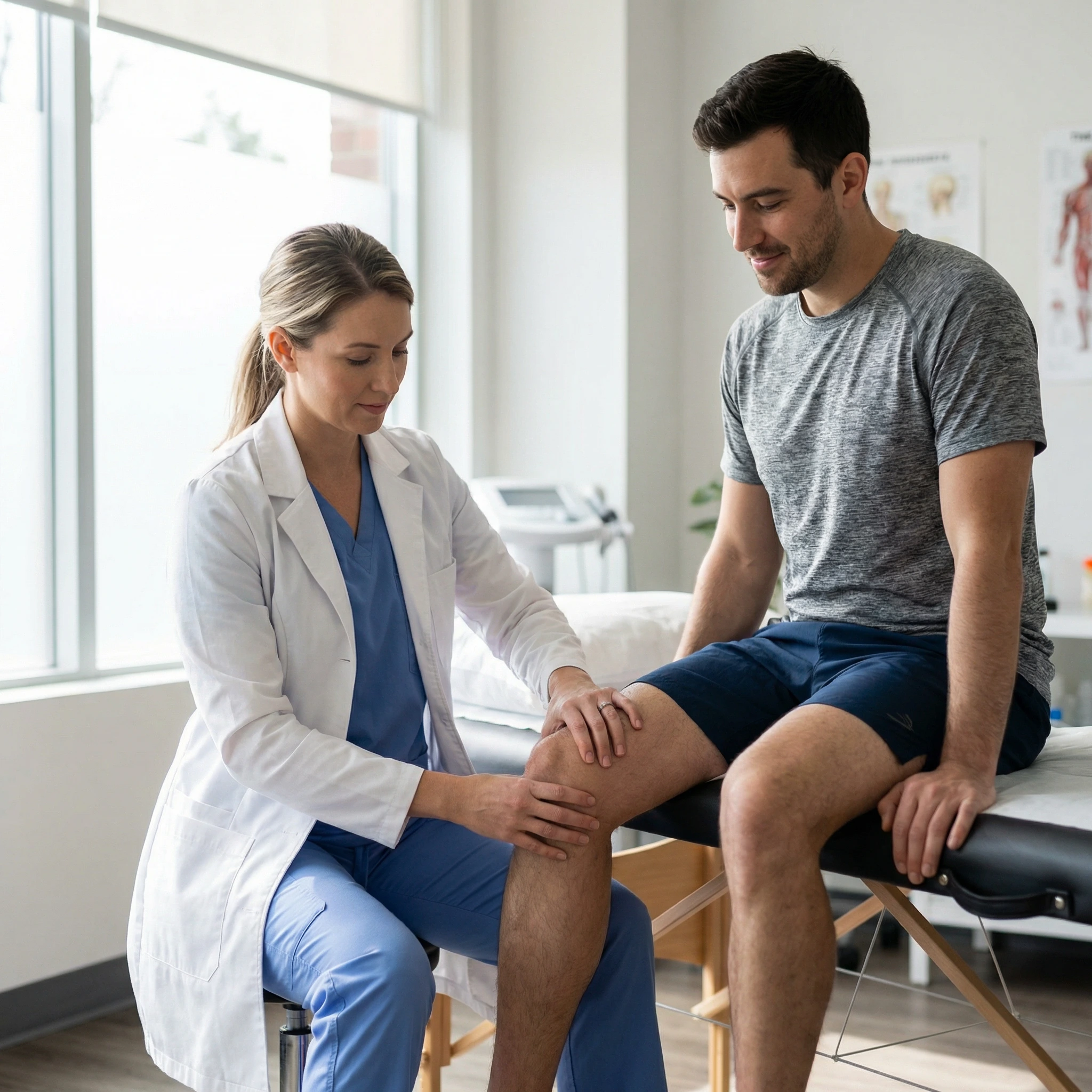 Knee anatomy and joint structure